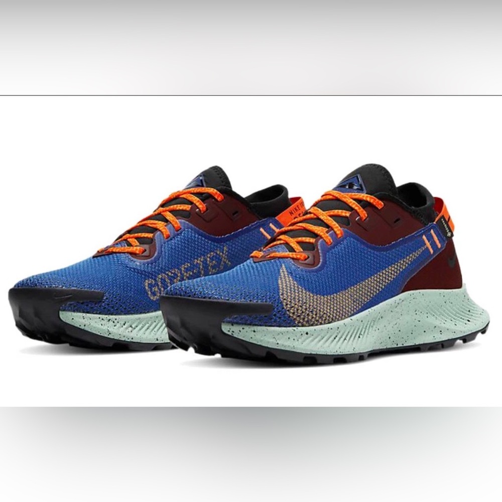Nike Pegasus Trail 2 GORE-TEX‎ Mystic Dates Blue Women’s Trail Running Shoes 7.5